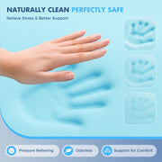 Dual Layer Memory Foam Mattress Topper, Queen Mattress Pad, 4 Inch